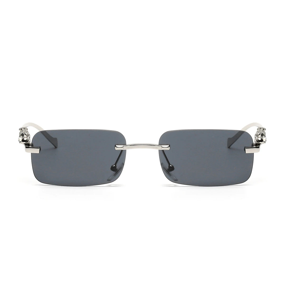 Ruiao Rimless UV400 Square Sunglasses