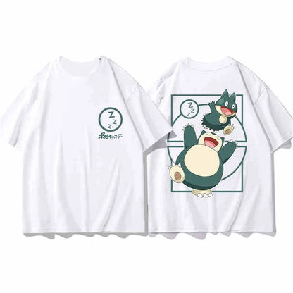 MINISO Pokémon Women's Tops Pokemon cotton Print T Shirt Trendy Summer Casual Short Sleeve Pikachu Cute Daily Clothing Tees New