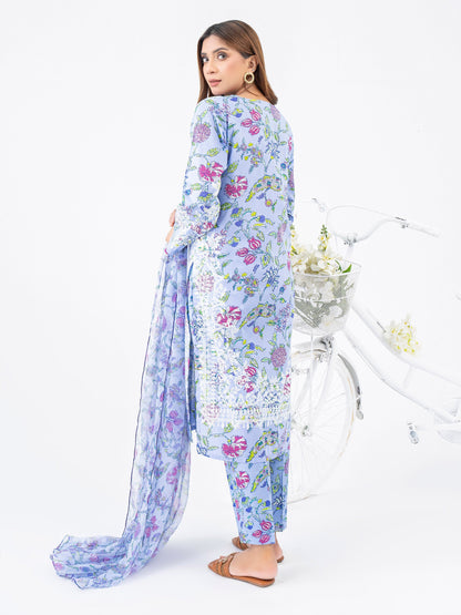 3 Piece Lawn Suit-Printed (Pret) | IMBASAT