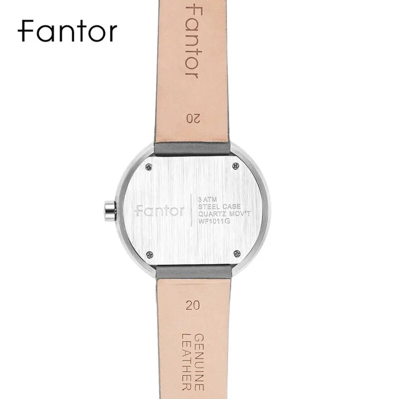 Fantor Brand Simple Casual Men Thin Minimalist Luxury Quartz Movement Leather Wrist Watch - TaMNz