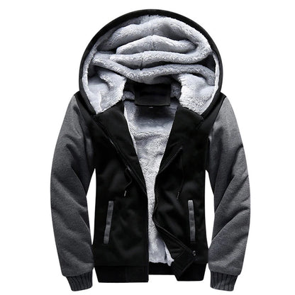 Men's Jacket Camouflage Thicken Winter Jackets for Men Fleece Long Sleeve Coat Man Casual Hoodies Streetwear Men's Coats