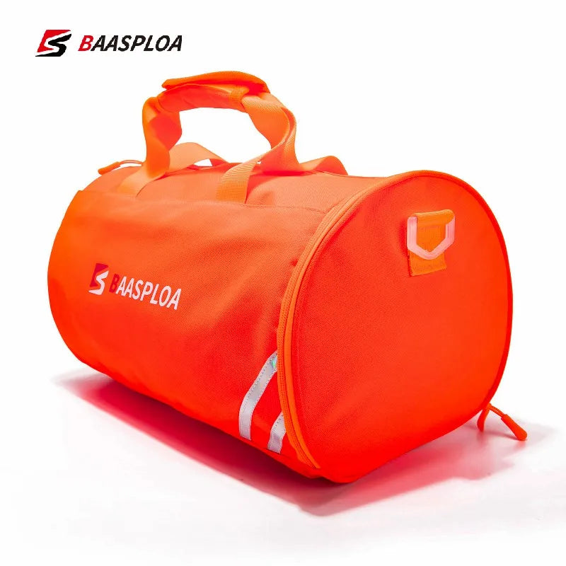 Waterproof Large Gym Bag Outdoor Travel Luggage with Shoes Compartment - TaMNz