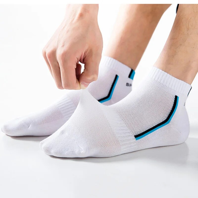 10PCS Summer Cotton Man Short Socks Fashion Breathable Boat Socks Comfortable - TaMNz