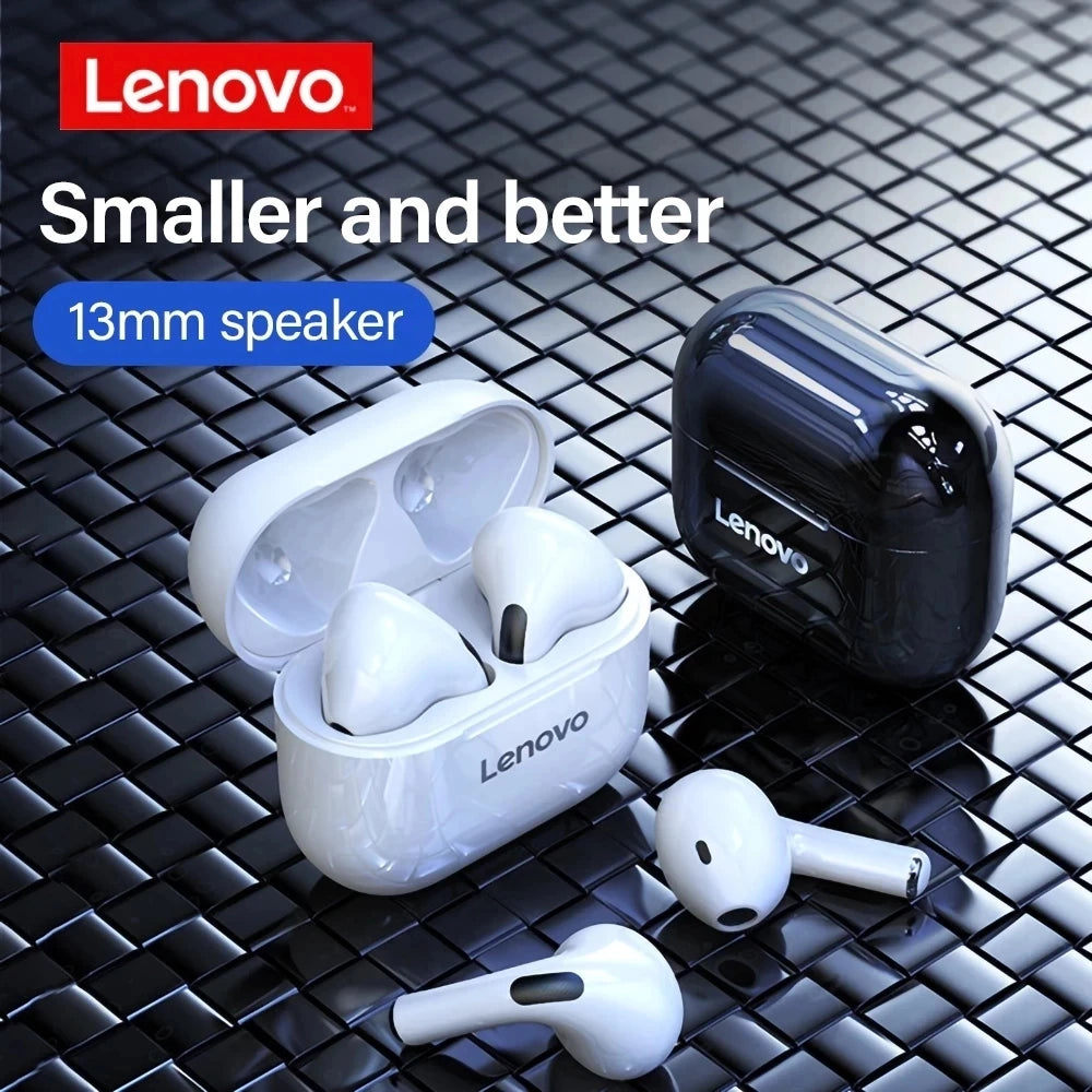 Lenovo LP40 wireless headphones TWS Bluetooth Earphones Touch Control Sport Headset Stereo Earbuds - Tamnz