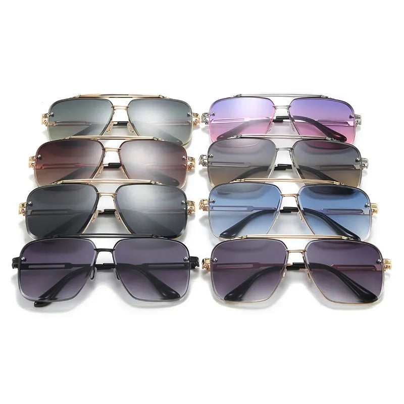 Luxury Classic Mach Six Style Gradient lens Men Sunglasses Men Vintage Brand Design Sun Glasses Oculos De Sol - Tamnz