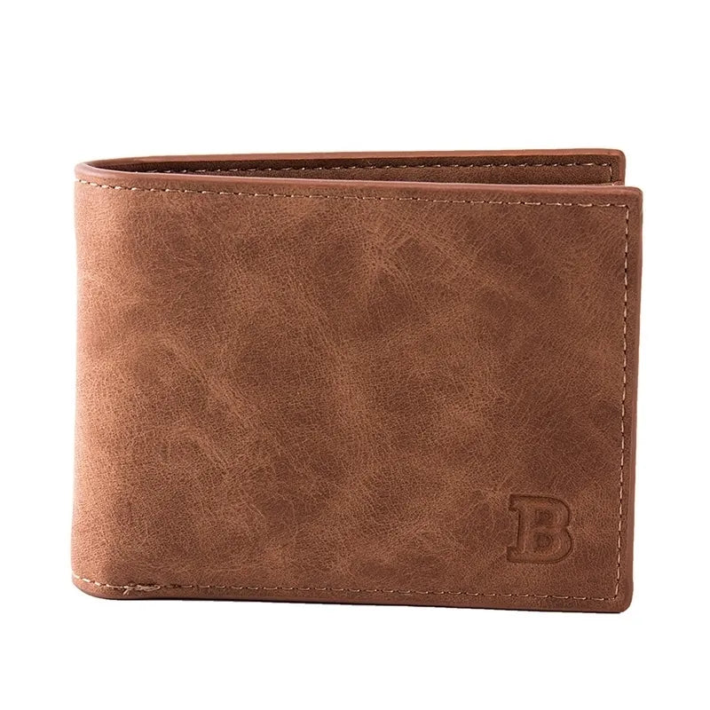 PU Leather Men's Wallet With Coin Bag Zipper Small Money Purses Dollar Slim Purse New Design Money Wallet - TaMNz