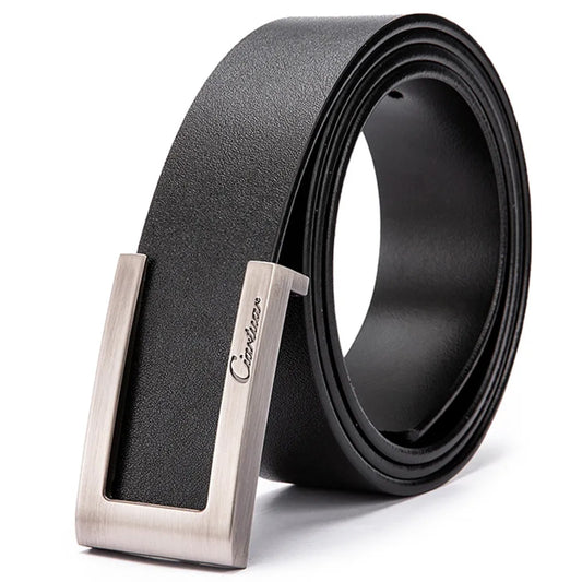 Ciartuar Leather Belts for Men High Quality Designer Brand Male Belt Luxury Mens Belts Strap Men's Gift Simple Belt Ceinture New - TaMNz