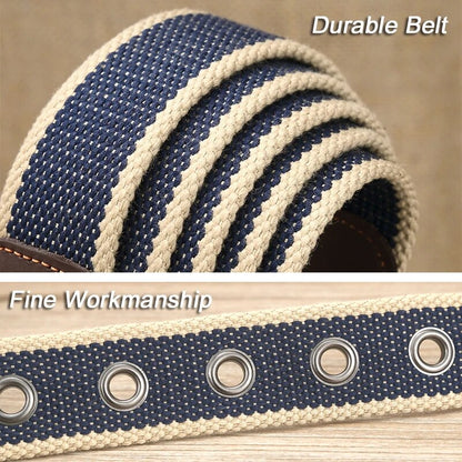 belt male belt canvas belts for men with fashionable metal buckle pins military tactical belts - TaMNz