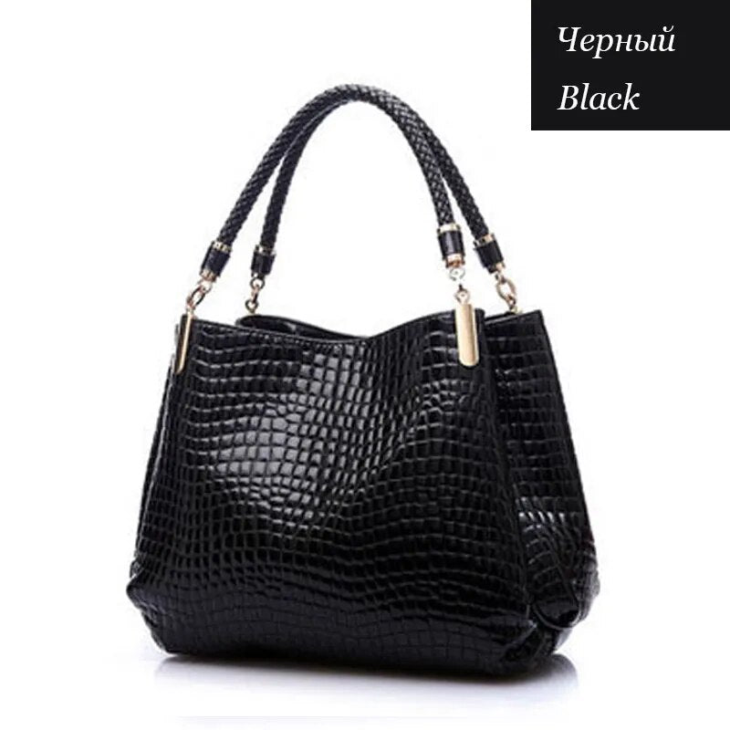 Famous Designer Brand Bags Women Leather Handbags Luxury Ladies Hand Bags Purse Fashion Shoulder Bags Bolsa Sac Crocodile - TaMNz