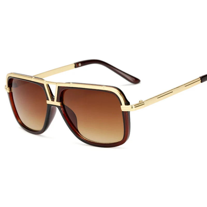 Vintage Sunglasses Square Shape Oculos De Sol UV400 - TaMNz