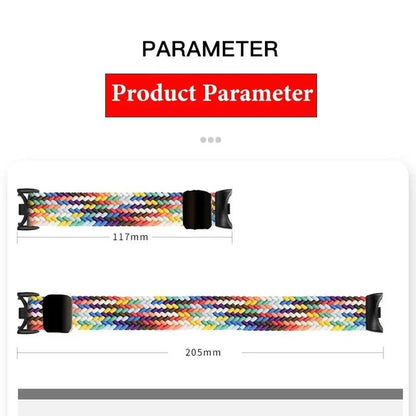 Nylon Solo Loop Strap for Xiaomi Mi Band 9 Smartwatch Replaceable Breathable Bracelet for Xiaomi Mi Band 8/9 Sports Belt Correa - Tamnz