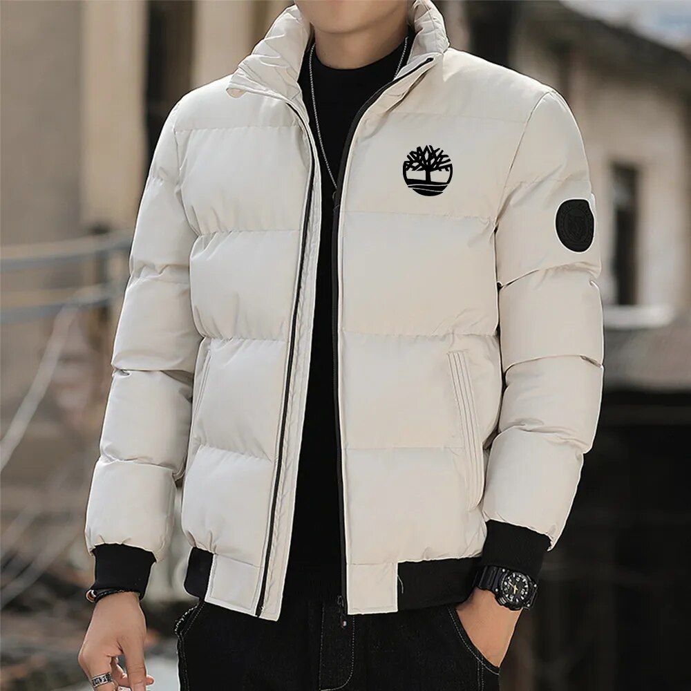 Men's Cotton Padded Down Jacket Winter Casual Warm Brand Parka Jacket Mens Hooded Zipper Vest Jacket Male Waistcoat Streetwear - TaMNz