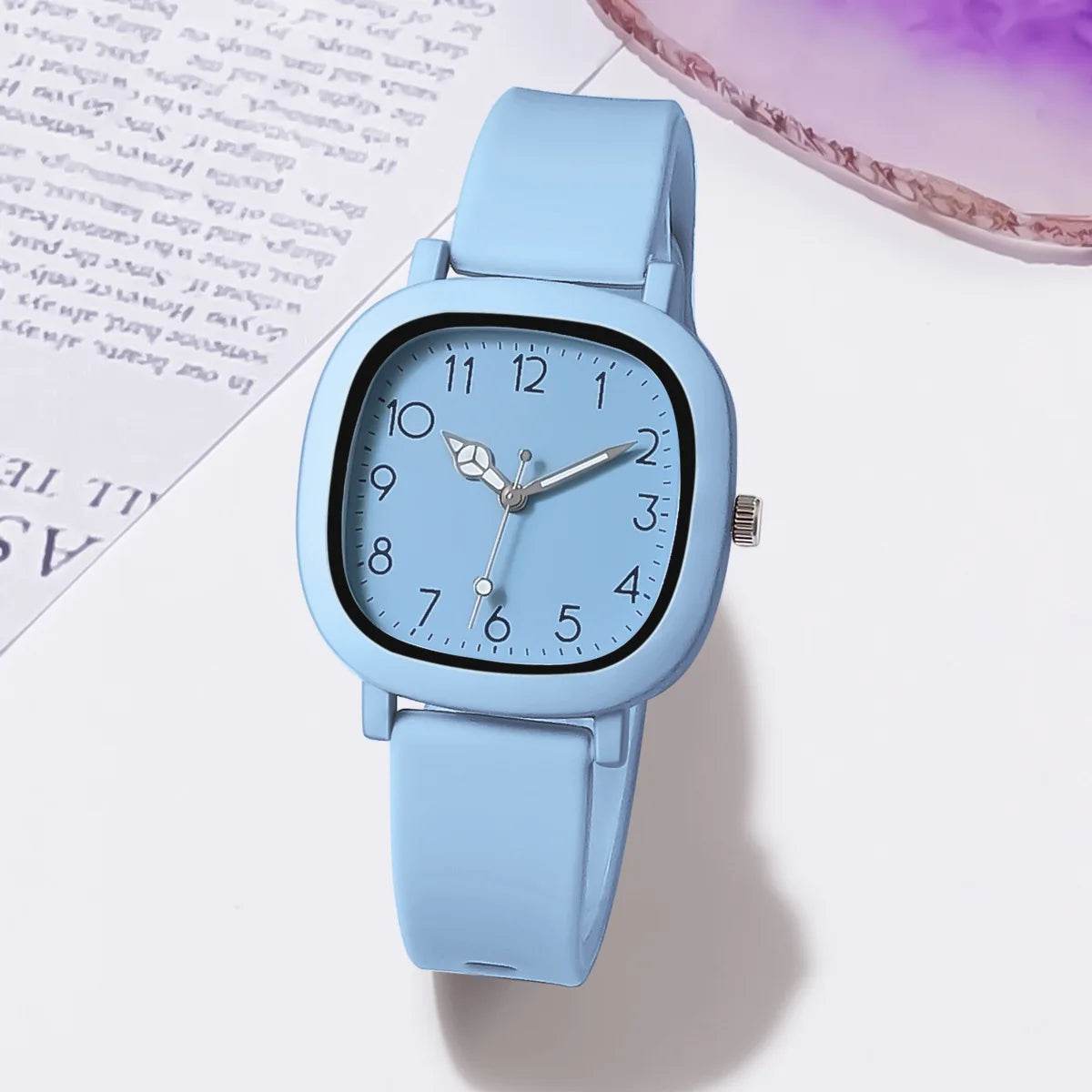 Fashion Brand Bear Women Quartz Watch 2024 Ladies Casual Silicone Jelly Watches Clock Girl Gift Zegarek Damski - Tamnz