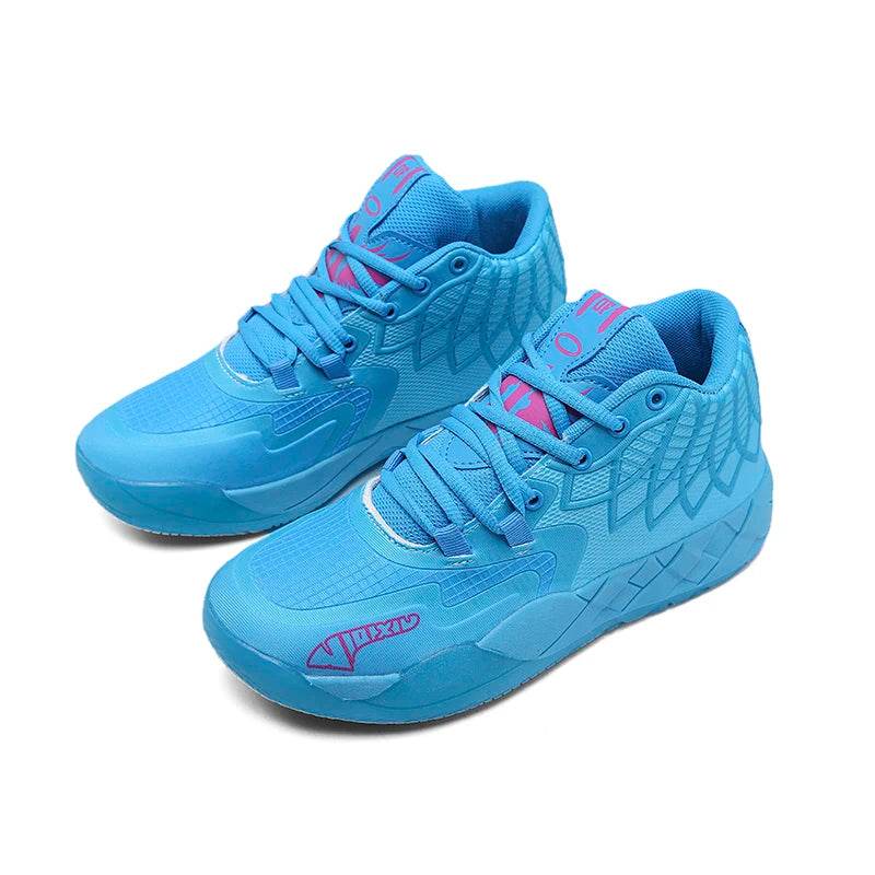 Men's fashion trend outdoor leisure sports thick soles wear-resistant non-slip basketball shoes - Tamnz