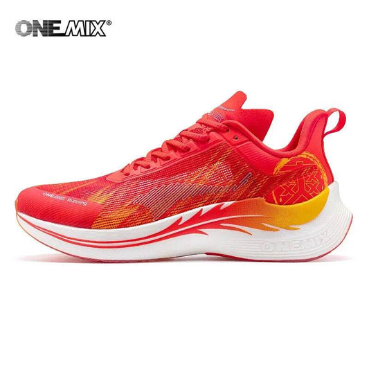 ONEMIX Summer Autumn Running Shoes for Men Lightweight Design Quickly-dry Marathon Shock Absorption Support Male Sneakers - Tamnz