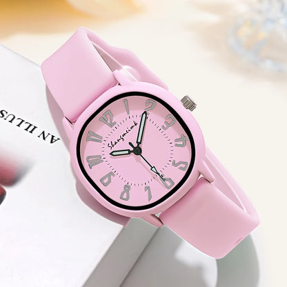 Fashion Women's Watch Silicone Strap Wristwatch Quartz Watches For Women Clock Ladies Watch Gift Reloj Mujer relojes de mujer