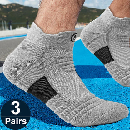 Anti-slip Football Socks Men Women Cotton Sock Short Long Tube Soccer Basketball Sport Socks Breathable Deodorous Socks 38-43 - TaMNz