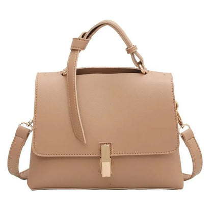 Women Leather Handbags Simple Top-handle Bags Female Vintage Shoulder Bag for Girls Bolsa Ladies Crossbody Bags Sac Casual Tote - TaMNz