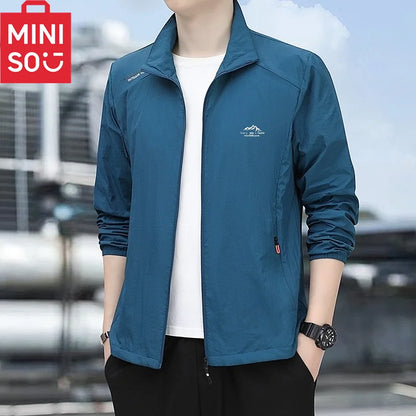 Summer Men's Sun Protection Casual Windproof Water resistant Ultrathin Jacket