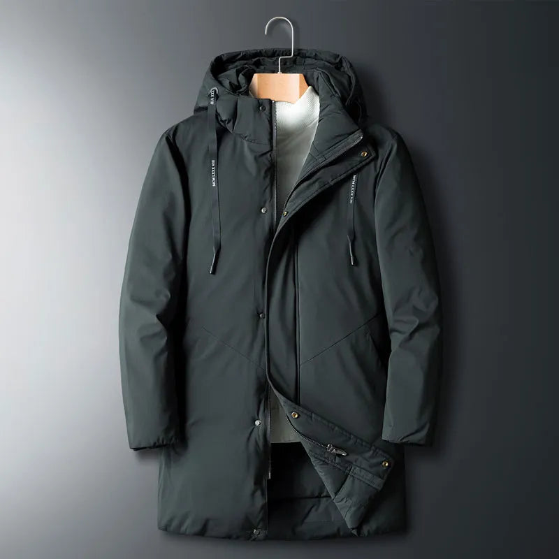 Thick Down & Parka Coat Oversize 6XL 7XL 8XL 2023 Brand Keep Warm Winter Men's Black Blue Red Padded Jacket - TaMNz