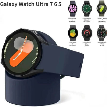 NEW Charging bracket for Samsung Galaxy Watch 7 Ultra 47mm 6 5 44mm 40mm 5 pro 45mm Silicone Stand for Watch 6 Classic 47mm 43mm - Tamnz