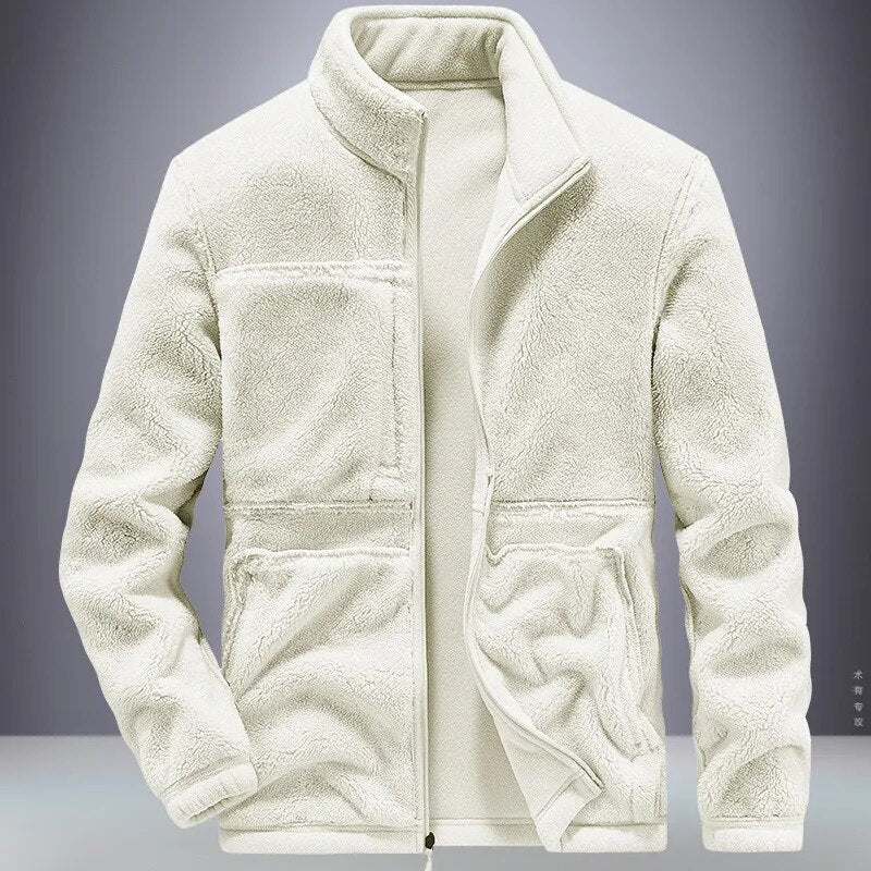 2023 New Mens Warehouse Jackets Men's Winter Warm Coats Fleece Thick Hooded Casual Cotton Coats Sportswear Plus Size Sweatshirts - TaMNz
