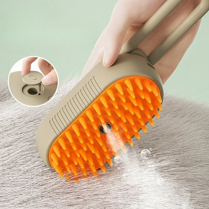 3 in 1 Pet Brush Cat Steam Brush Comb Dog Brush Electric Spray Cat Hair Brushes Massage Pet Grooming Hair Removal Combs