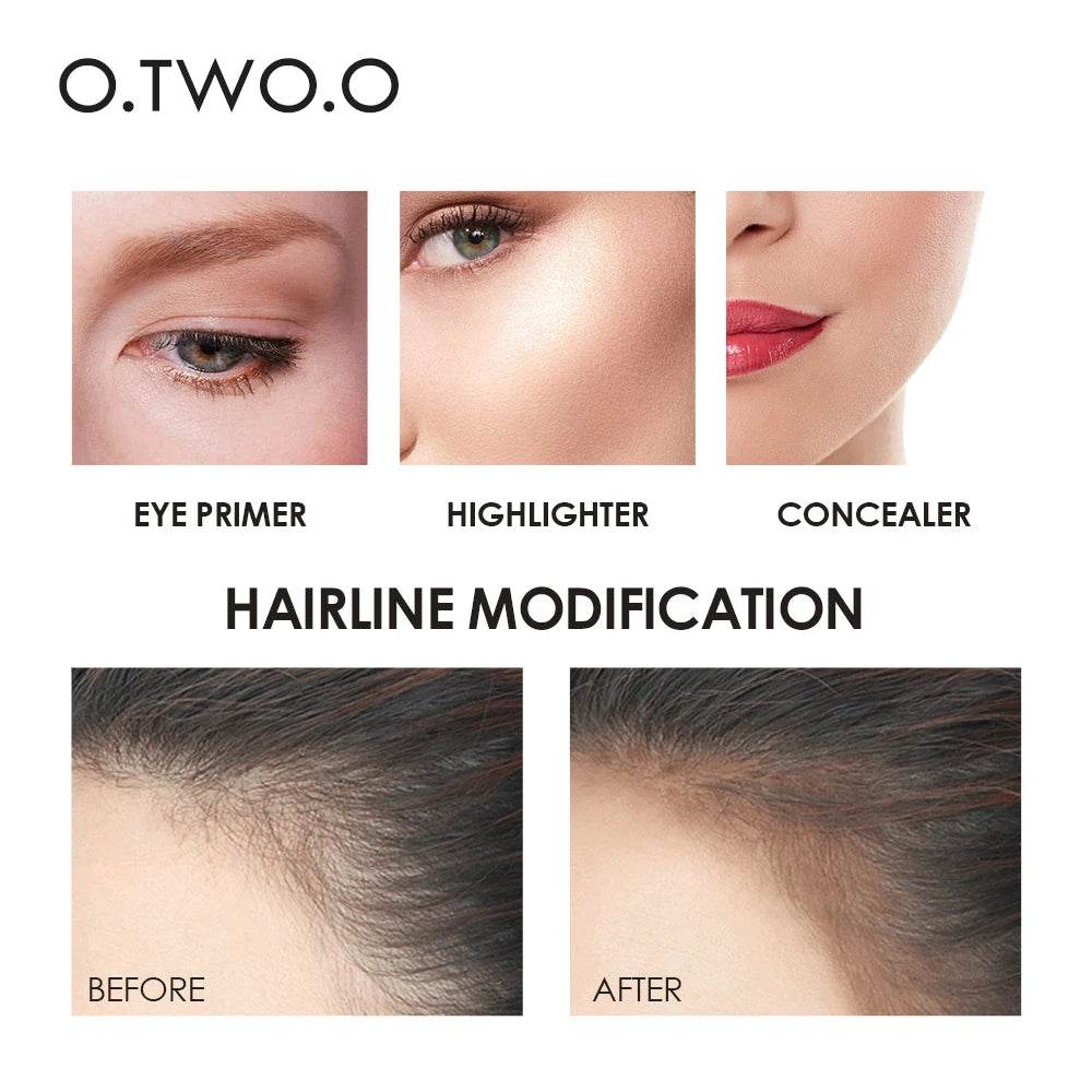 O.TWO.O Contour Stick Double Heads Contour Waterproof Matte Finish Highlighters Clavicle Shadow Pen Face 3D Highlight Concealer - Tamnz