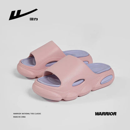 Warrior Slippers For Men Beach Sandals Non-slip Comfortable Summer Cloud Slippers Thick Sole Y2K Shoes Pillow Slides 2023 - Tamnz