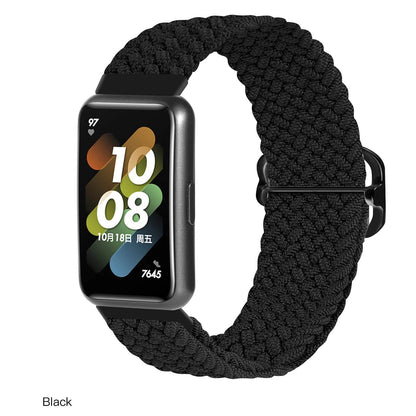 Nylon Loop Strap For Huawei Band 9/8/7 Adjustable Braided Replacement Bracelet Wristband For Huawei Band 7 8 9 Belt Accessories - Tamnz