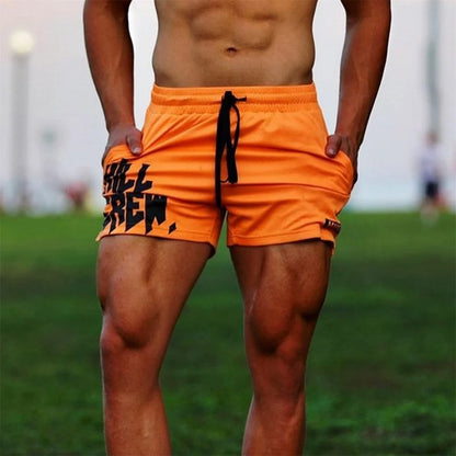 Men Summer Quick Dry  Beach Pants Breathable Mesh Bermuda Boxing