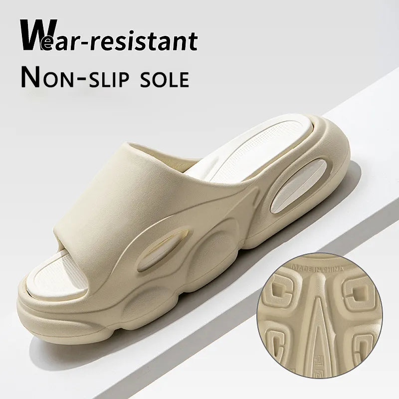 Warrior Slippers For Men Beach Sandals Non-slip Comfortable Summer Cloud Slippers Thick Sole Y2K Shoes Pillow Slides 2023 - TaMNz