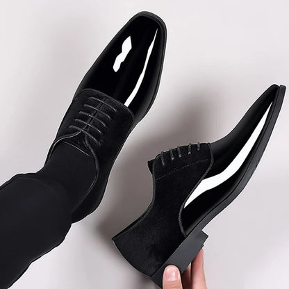 Casual Business Shoes Lace Up Formal Office Work Shoes for Male Party Wedding Oxfords - TaMNz