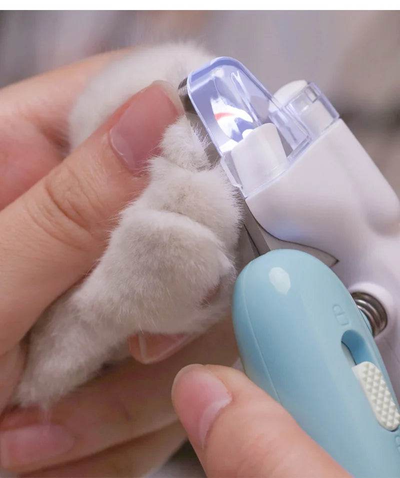 Professional Pet Nail Clippers with Led Light Pet Claw Grooming Scissors for Dogs Cats Small Animals Paw Nail Trimmer Pet Supply - Tamnz