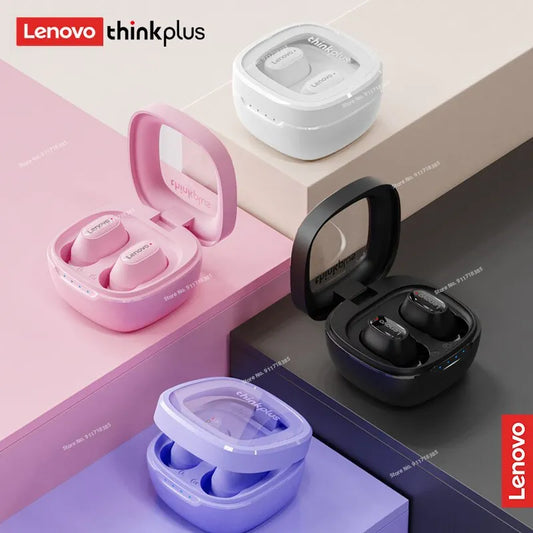 Lenovo XT62 TWS Earphones Wireless Bluetooth 5.3 HiFi Sport Noise Reduction Headphones Touch Control Earbuds - TaMNz