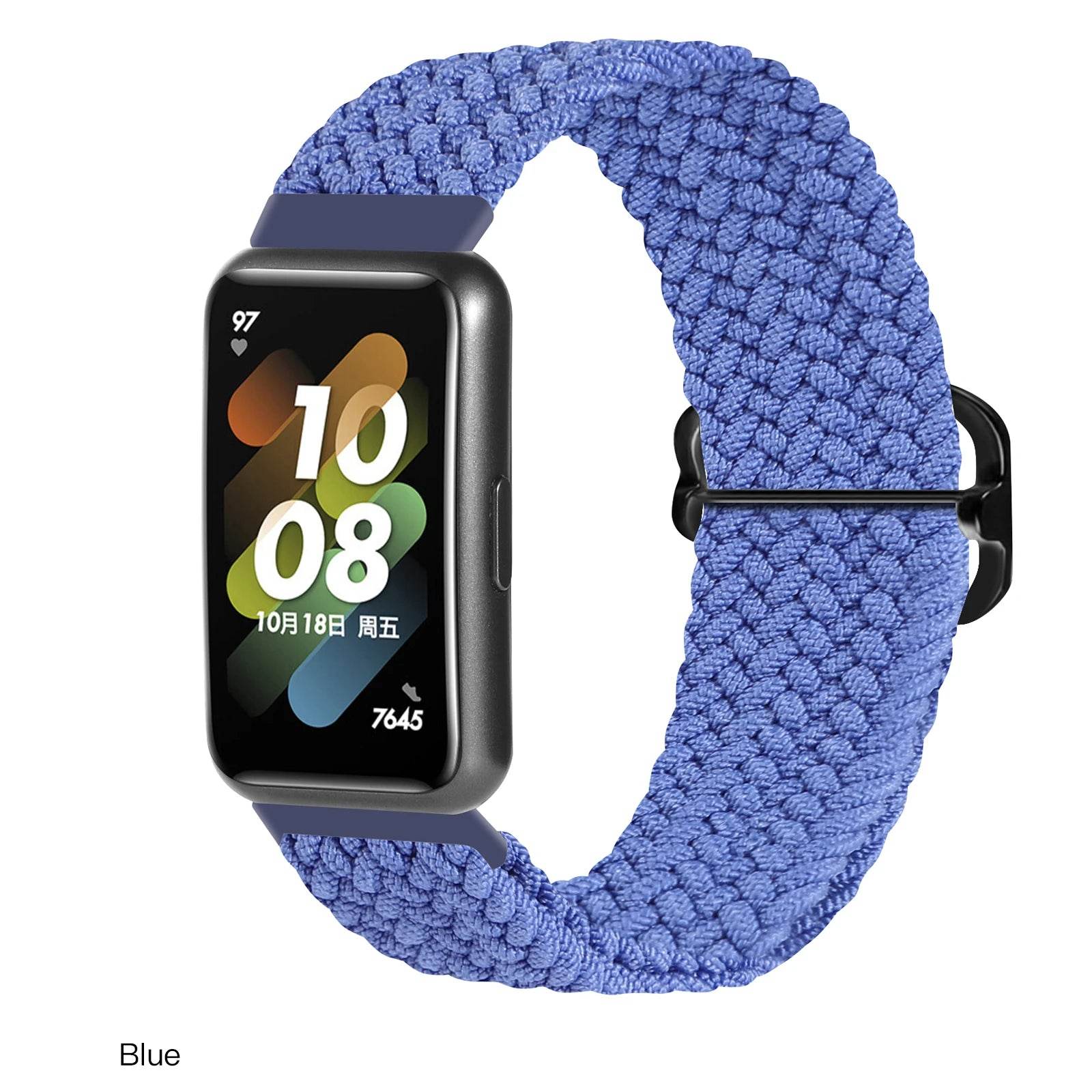 Nylon Loop Strap For Huawei Band 9/8/7 Adjustable Braided Replacement Bracelet Wristband For Huawei Band 7 8 9 Belt Accessories - Tamnz