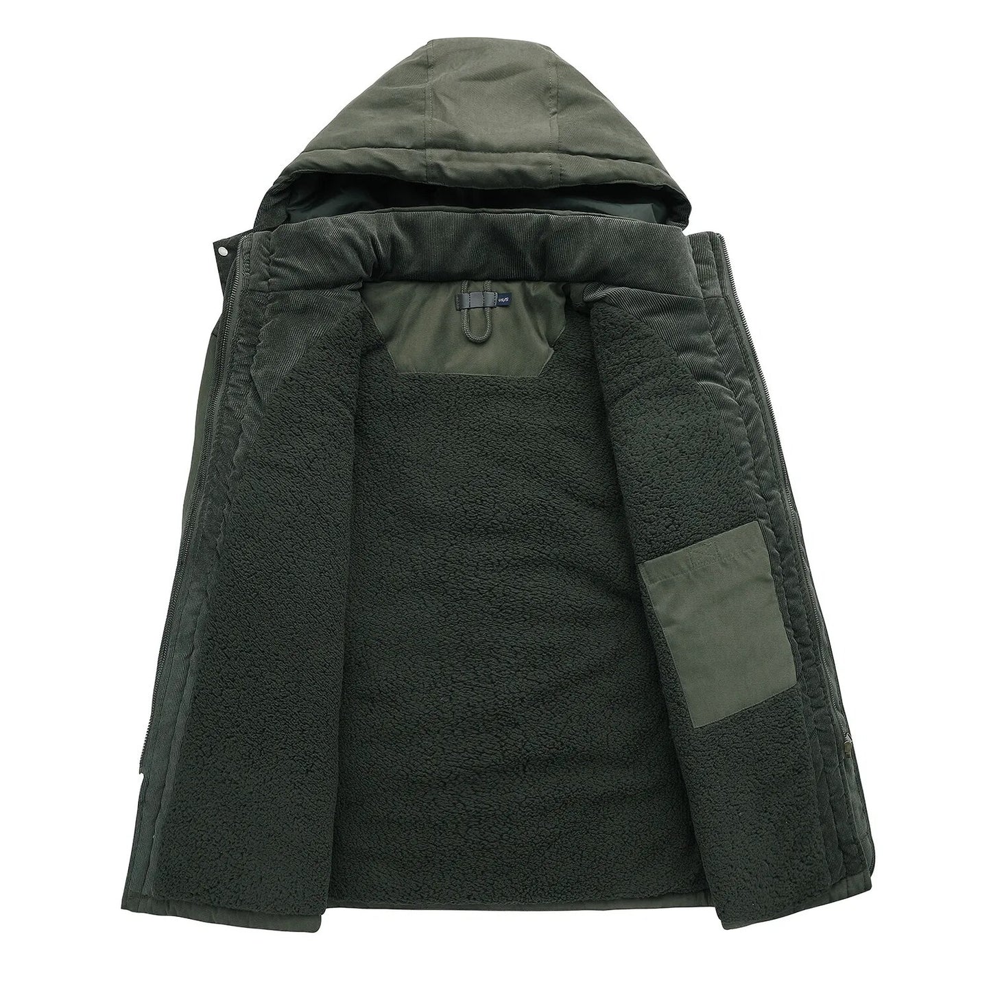 Winter Thick Jacket Men Outdoor Parka Coat Fur Linner Warm Cargo Jackets Male Windbreaker Outwear Parkas Military Army Overcoats