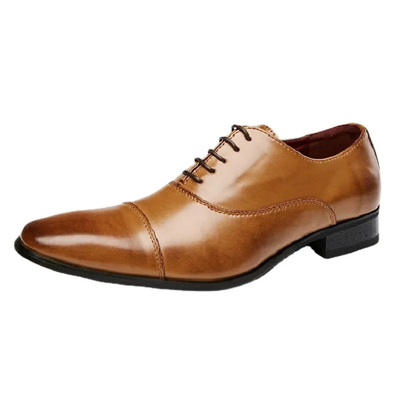 Genuine Leather Men Formal Spring Shoes Men Leather Shoes - TaMNz