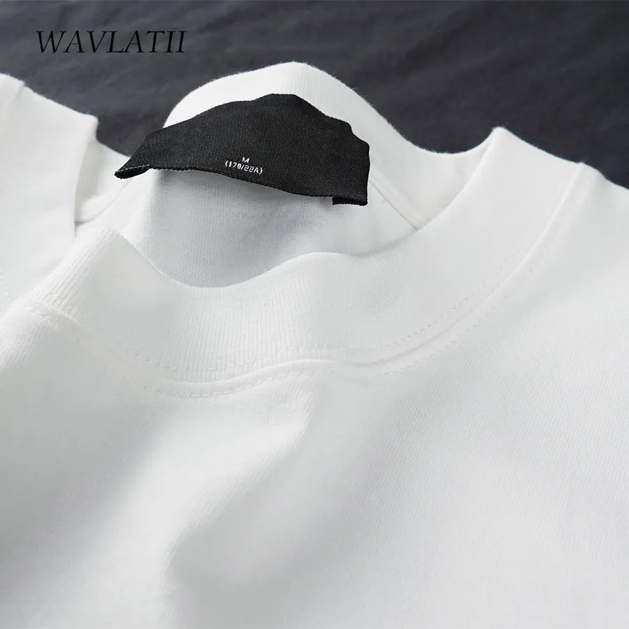 WAVLATII Oversized Summer T shirts for Women Men Brown Casual Female Korean Streetwear Tees Unisex Basic Solid Young Cool Tops - TaMNz