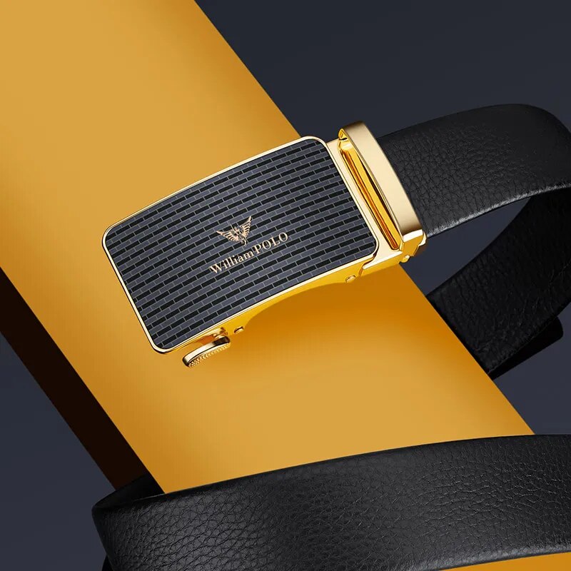 Brand Genuine Leather Belt Man Men's Belt Cow Man Luxury Designer Belts Fashion Automatic Buckle Belts For Men - TaMNz