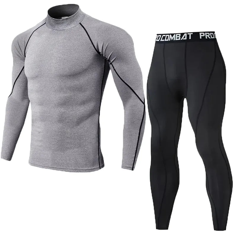 Compression Set Men Sportswear Gym Fitness Suits - TaMNz