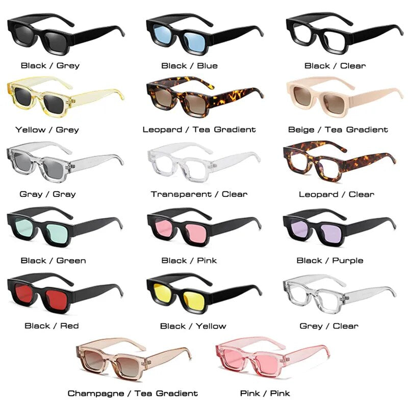 Polarized Sunglasses Fashion Small Retro Punk Shades UV400 - TaMNz