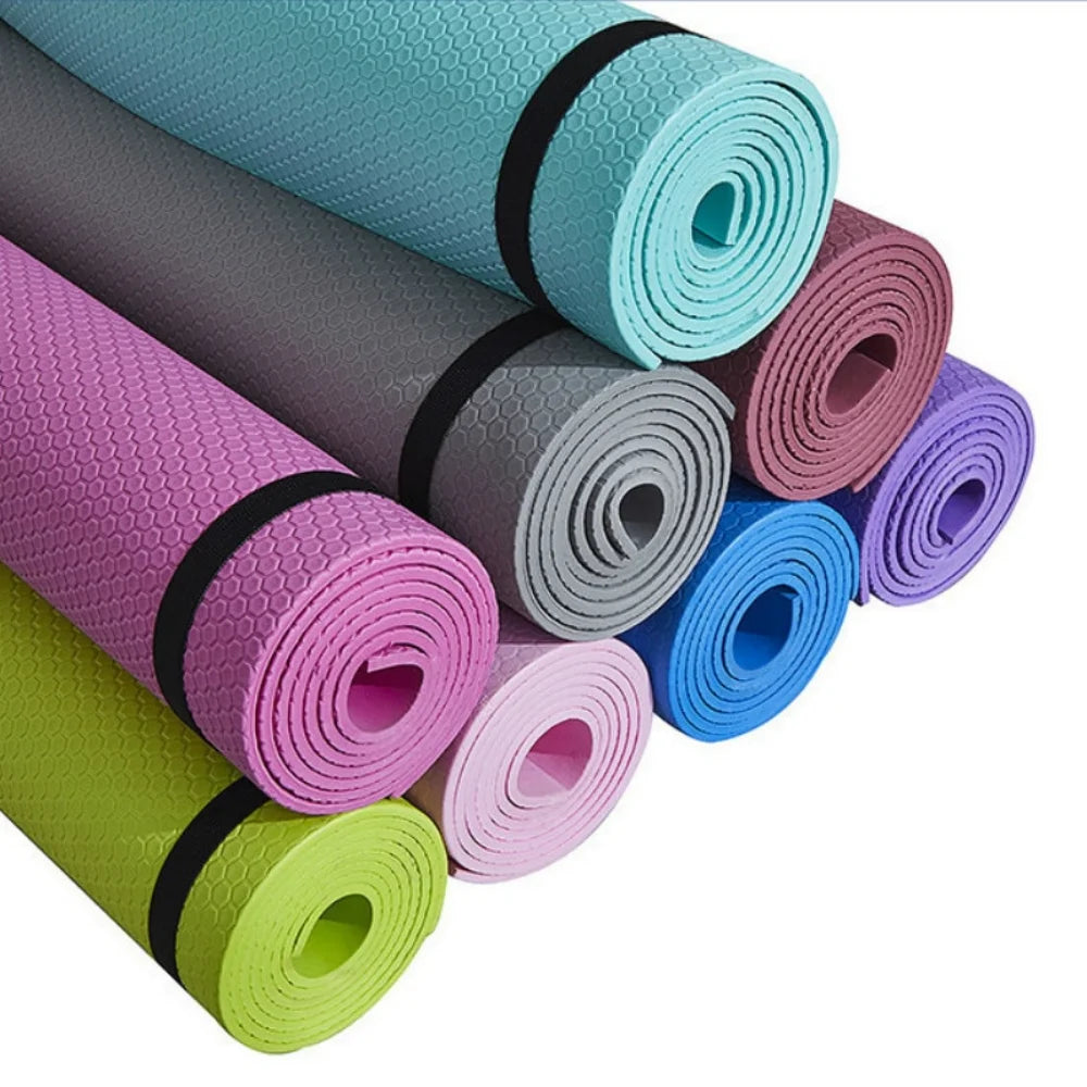 Anti-skid Sports Fitness Mat For Exercise Yoga Pilates Gymnastics Mat Fitness - Tamnz