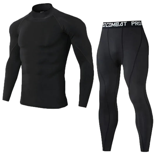 Compression Set Men Sportswear Gym Fitness Suits - TaMNz