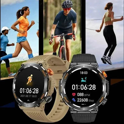 Xiaomi 2024 New Men's Smart Watch HD Touch Screen Sports Waterproof Smartwatch Health Monitoring Bluetooth Call Smart Watches - Tamnz