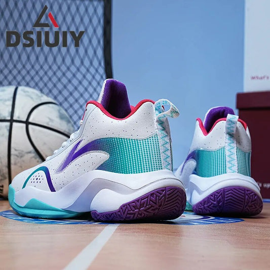 Chaussures de sport pour hommes chaussures de basket-ball d'entraînement antidérapantes baskets de basket-ball d'entraînement de gymnastique respirantes