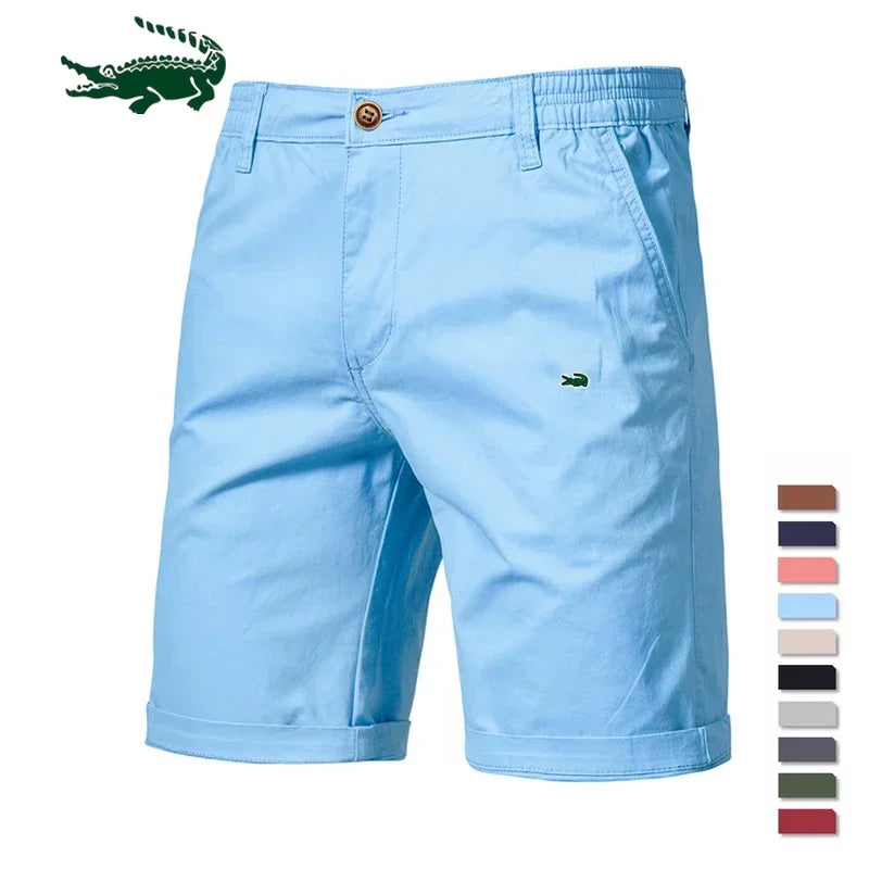Cotton Solid Shorts Casual - TaMNz