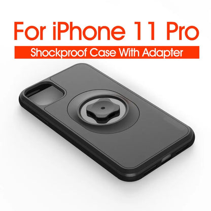 Shockproof Case for iphone 16/15/14Plus/13/12/11 Pro/Xs Max/XR Quick Mount Case with Adapter for sincetop series C Gen 1/2 Mount