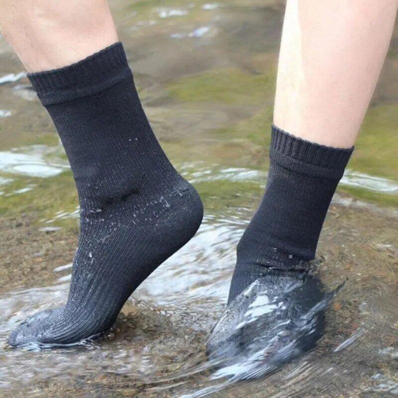 Outdoor Waterproof Socks Men Women for Sport Hiking Wading Camping Trekking Winter Skiing Sock Warm Breathable Waterproof Socks - TaMNz