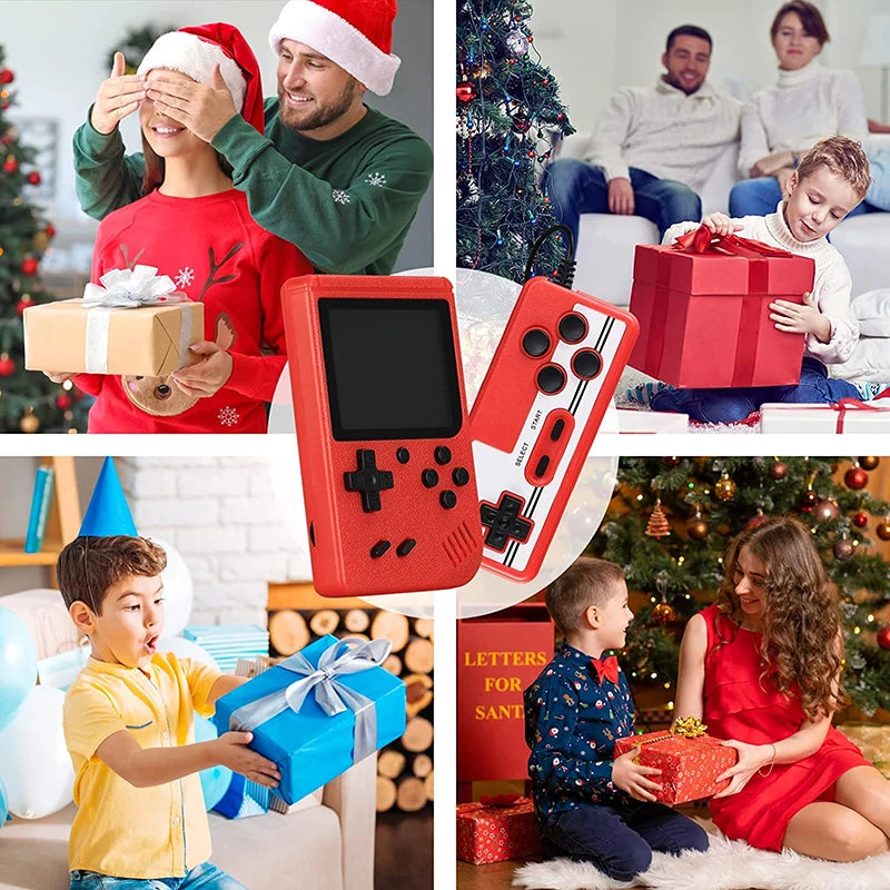 400 In 1 Mini Games Handheld Game Players Portable Retro Video Console Boy 8 Bit 3.0 Inch Color LCD Screen Games For kids